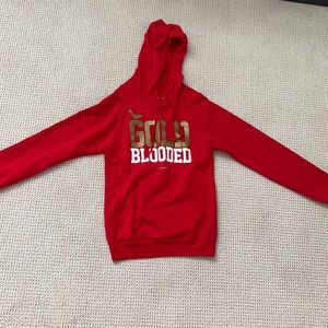 Gold blooded niners sweatshirt